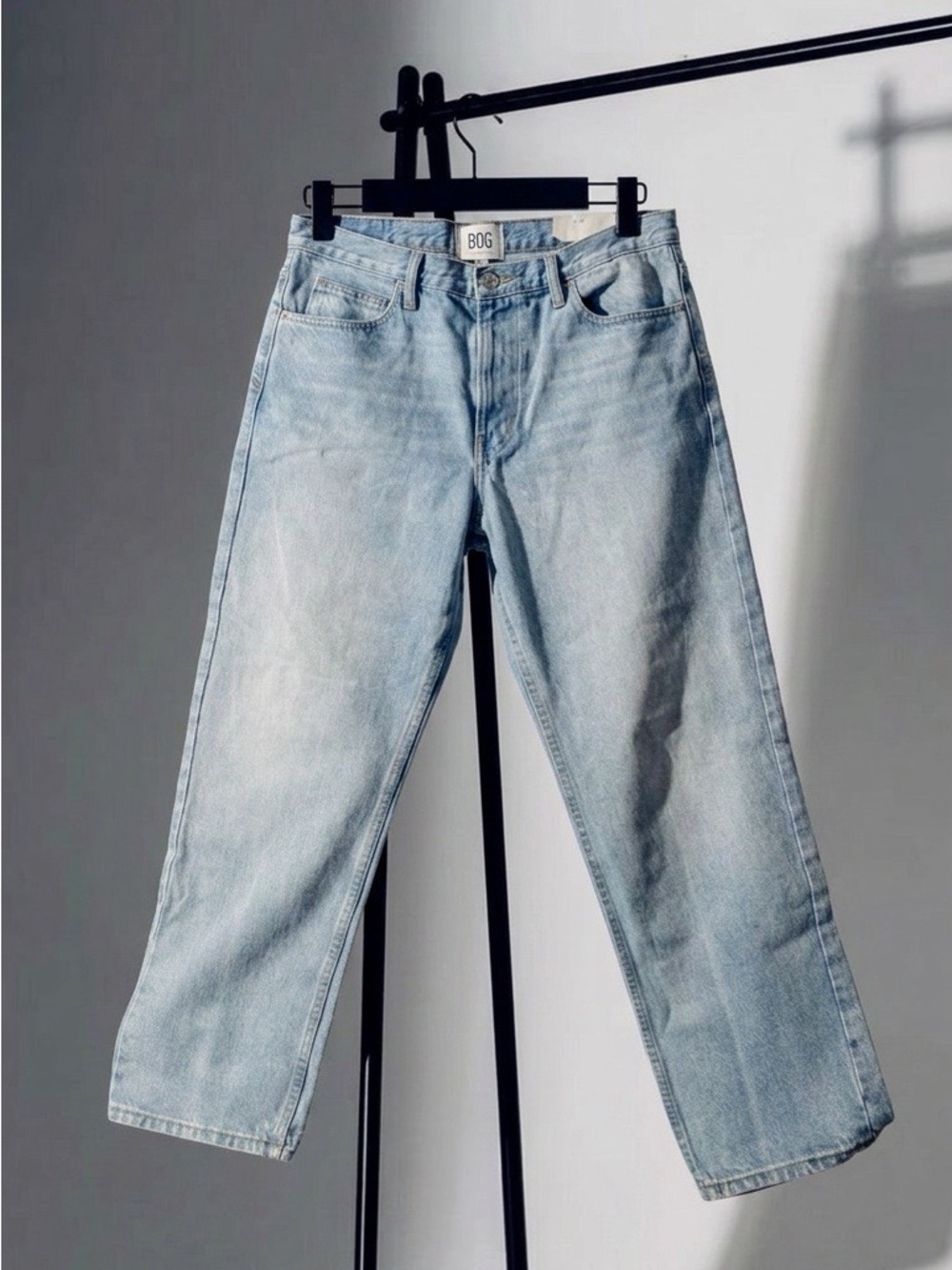 BDG Light Wash Straight-Leg Jeans